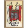 Küchenmagnet - Wappen Eichstädt Bayern - Gr. ca. 8 x 5,5 cm - 37518 - Magnet Kühlschrankmagnet