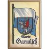 Küchenmagnet - Wappen Garmisch - Gr. ca. 8 x 5,5 cm - 37522 - Magnet Kühlschrankmagnet