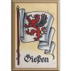 Küchenmagnet - Wappen Gießen - Gr. ca. 8 x 5,5 cm - 37524 - Magnet Kühlschrankmagnet