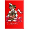 LÄNDERMAGNET - Austria - Gr. ca. 8 x 5,5 cm - 37631 - Küchenmagnet