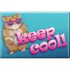 Kühlschrankmagnet - Keep cool - Hamster - Gr. ca. 8 x 5,5 cm - 38494 - Magnet Küchenmagnet