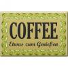 KÜCHENMAGNET - Coffee - etwas zum Genießen - Gr. ca. 8 x 5,5 cm - 38873 - Magnet