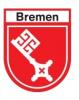 Bügeltransfer für Ihre Kleidung oder Maske - schnell und einfach - Wappen BREMEN - 406114