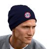 Longbeanie Slouch-Beanie Sommerbeanie mit Textildruck Wappen - FEUERWEHR ABZEICHEN - SB55054 blau