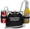 Trinkhelm Spaßhelm mit Print - Ohne Sprit, immer nur Schritt - 51640