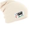 Longbeanie Slouch-Beanie Wintermütze I Love Kuh 54032