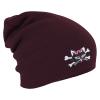Longbeanie Slouch-Beanie Wintermütze Katze Knochen 54462