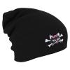 Longbeanie Slouch-Beanie Wintermütze Katze Knochen 54462