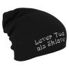 Longbeanie Slouch-Beanie Mütze Lever Tod als Sklave 54516