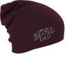 Longbeanie Slouch-Beanie Mütze Worlds greatest Dad 54518