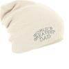 Longbeanie Slouch-Beanie Mütze Worlds greatest Dad 54518
