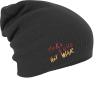 Longbeanie Slouch-Beanie Mütze make love not war 54524