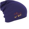 Longbeanie Slouch-Beanie Mütze make love not war 54524