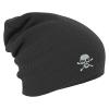 Longbeanie Slouch-Beanie Mütze Totenkopf 54544