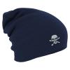 Longbeanie Slouch-Beanie Mütze Totenkopf 54544