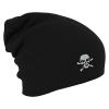 Longbeanie Slouch-Beanie Mütze Totenkopf 54544