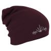 Longbeanie Slouch-Beanie Mütze Hanfblatt 54545