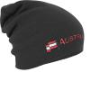 Longbeanie Slouch-Beanie Mütze Österreich Austria mit Fahne 54580