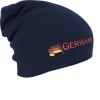 Longbeanie Slouch-Beanie Mütze Germany mit Fahne 54588