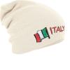 Longbeanie Slouch-Beanie Mütze Italy Italien mit Fahne 54590