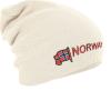 Longbeanie Slouch-Beanie Mütze Norwegen mit Fahne 54594