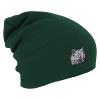 Longbeanie Slouch-Beanie Wintermütze Katze grau 54849