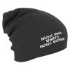 Longbeanie Slouch-Beanie Wintermütze Music Man wants 54852