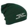 Longbeanie Slouch-Beanie Wintermütze Music Man wants 54852