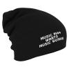 Longbeanie Slouch-Beanie Wintermütze Music Man wants 54852