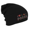 Longbeanie Slouch-Beanie Wintermütze I love Poker 54864