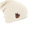 Longbeanie Slouch-Beanie Wintermütze Schäferhund Kopf 54871