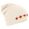 Longbeanie Slouch-Beanie Mütze Deutschland Sterne 55171