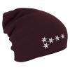 Longbeanie Slouch-Beanie Mütze 5 Sterne 55174