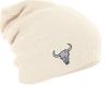 Longbeanie Slouch-Beanie Mütze Büffelkopf Schädel 55308