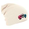 Longbeanie Slouch-Beanie Mütze Schafe 55310