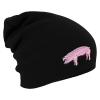 Longbeanie Slouch-Beanie Mütze Schwein 55312