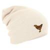 Longbeanie Slouch-Beanie Mütze Huhn Hahn Gockel 55339