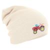 Longbeanie Slouch-Beanie Traktor rot Junior 55370