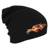 Longbeanie Slouch-Beanie Mütze Flamme 55604