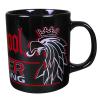 Kaffeetasse mit Print Trucker old school power trucking 57315 schwarz