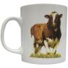 Tasse Kaffeebecher mit Print Kuh Bulle Rind Ochse 57433