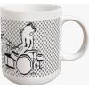 Tasse mit Print for Drummers only 57547 weiss
