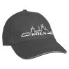Baseballcap mit Einstickung Köln Skyline 68101 versch. Farben
