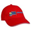 Baseballcap mit Einstickung Fahne Flagge Uruguay 69996  in versch. Farben