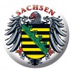 Magnetbutton Emblem Button - Wappen SACHSEN - 16236 Gr. ca. 5,7 cm