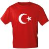 T-Shirt mit Print - Turkey Türkei - 76464-1 rot Gr. S-2XL