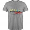T-Shirt mit Print - Stell Dir vor es ist Krieg und keiner liefert Munition - 85198 Grau Gr. S-2XL