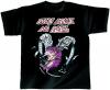 T-Shirt unisex mit Print - FLY LIKE AN IGEL - von ROCK YOU MUSIC SHIRTS - 10414 schwarz - Gr. M