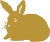 Aufkleber Applikation - Kaninchen - AP1234 - versch. Größen