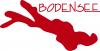 PVC- Applikations- Aufkleber "Bodensee"  25 cm groß in 8 Farben AP2002 rot